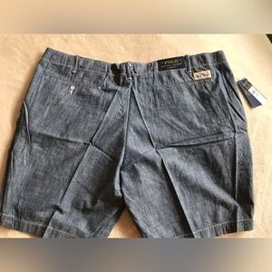 Polo Ralph Lauren Cape Cod Indigo (Blue) Chambray Sailing Shorts